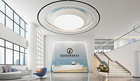 中山市蘭達科技辦公室裝修設計